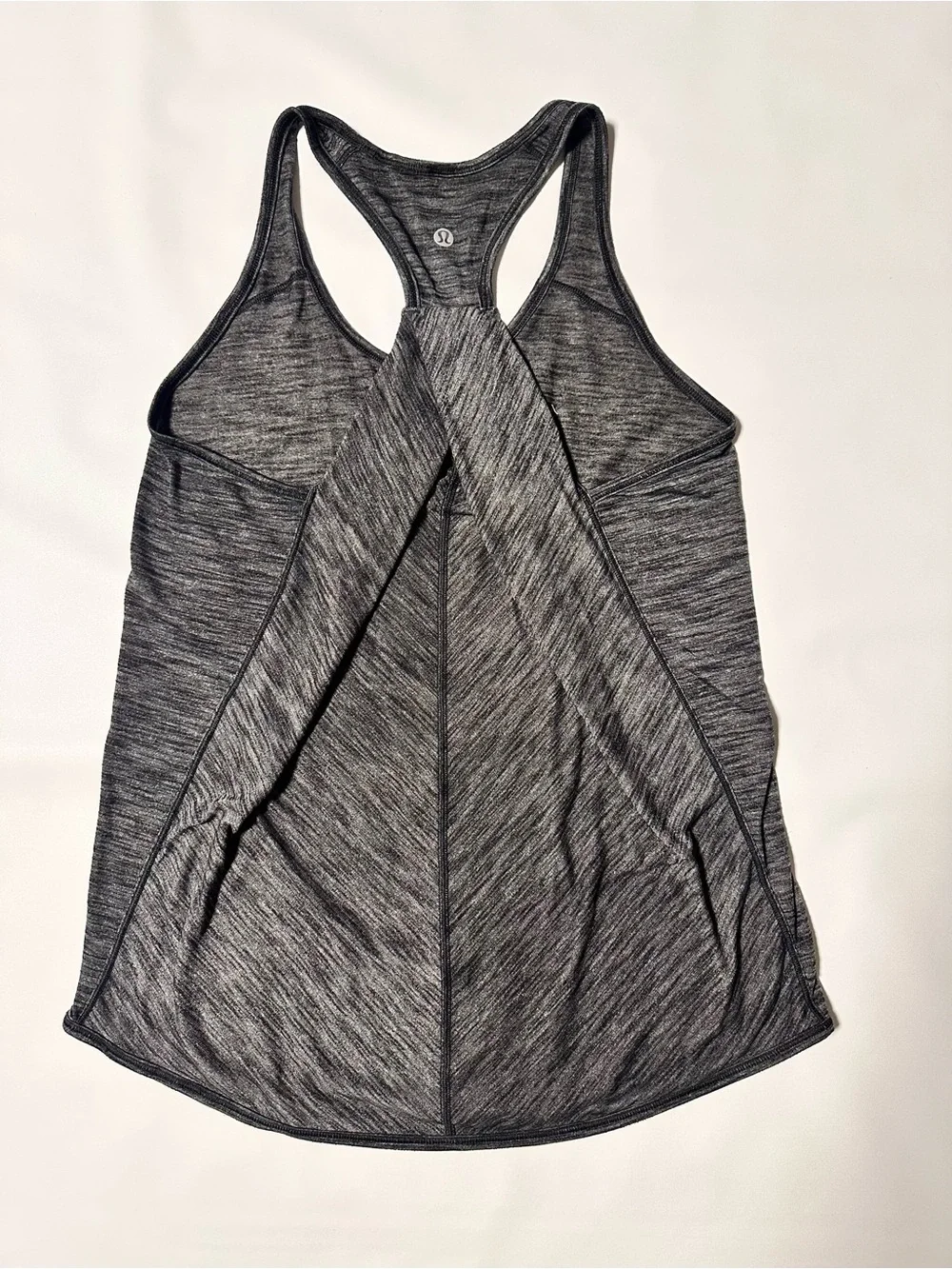 lululemon athletica Dark Heather Gray Cross-Back Tank Top